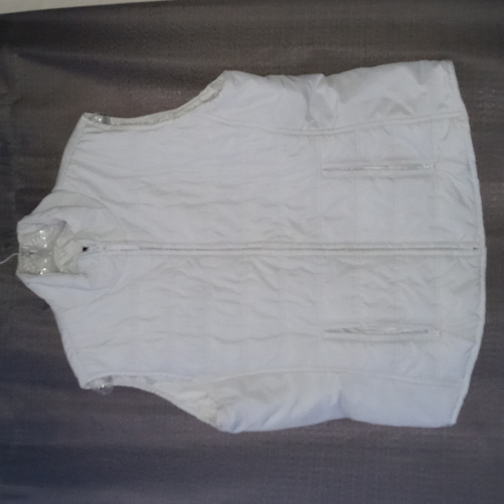 White Puffy Vest